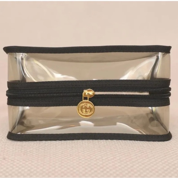 Gucci Parfums Transparent Toiletry Cosmetic Bag - Picture 6 of 9